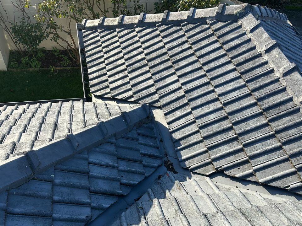 concrete tile roof conversion to metal longrun before