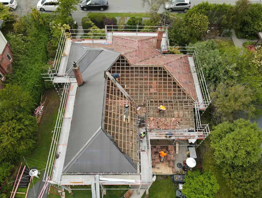 Re Roofing / roof conversion in progress.