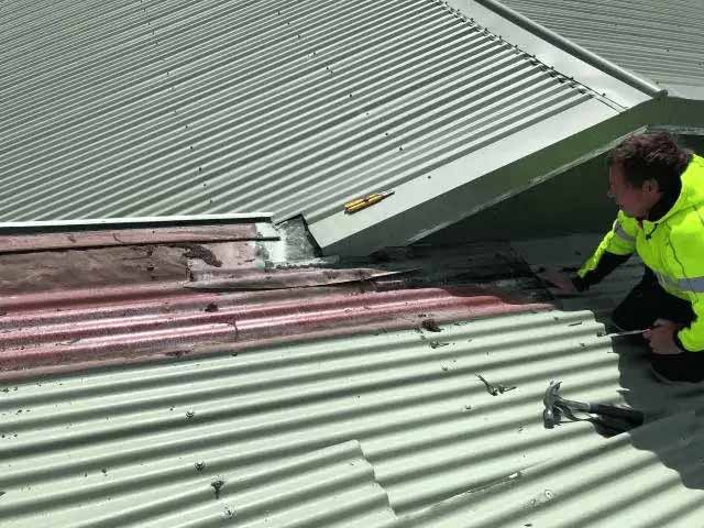 Roof maintenance work by Huston Cross in Christchurch